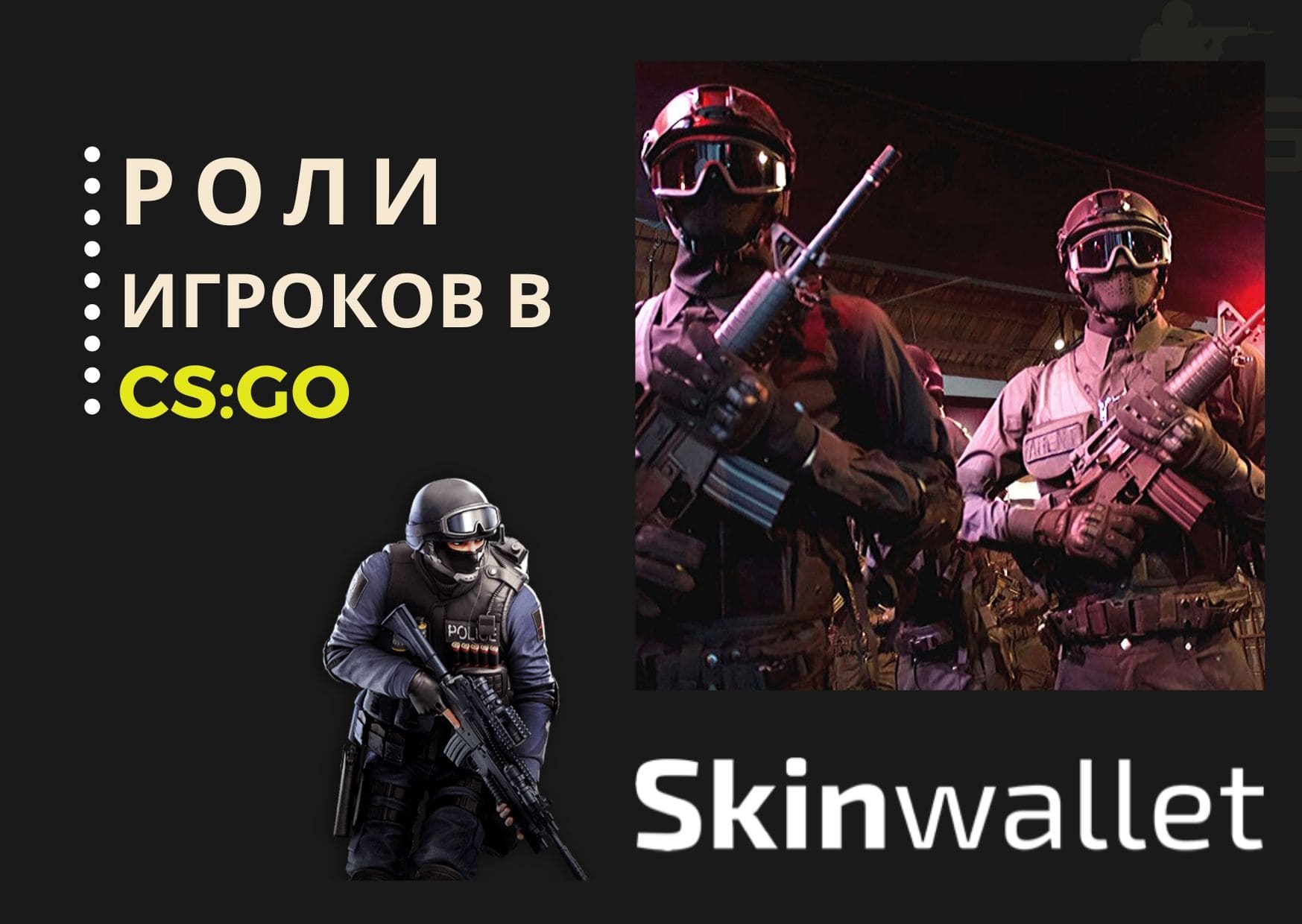 Игровые роли в CS:GO - детальный разбор - Skinwallet | RU | CS:GO